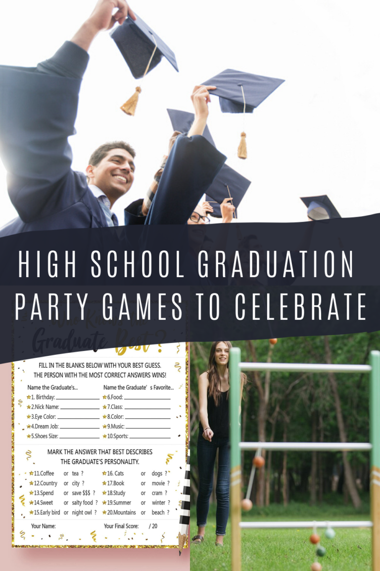 15 High School Graduation Games to Celebrate Your Grad Fun Party Pop