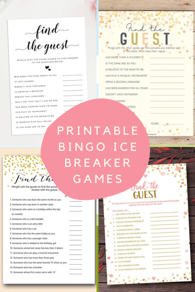 15 Printable Ice Breaker Games for Every Party Fun Party Pop