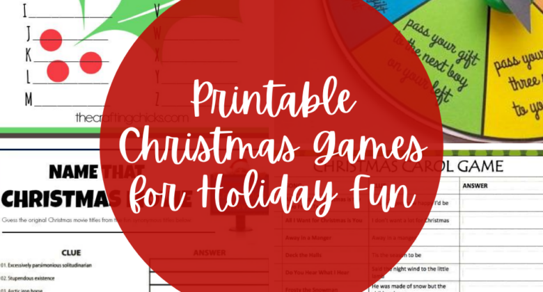 Printable Christmas Games