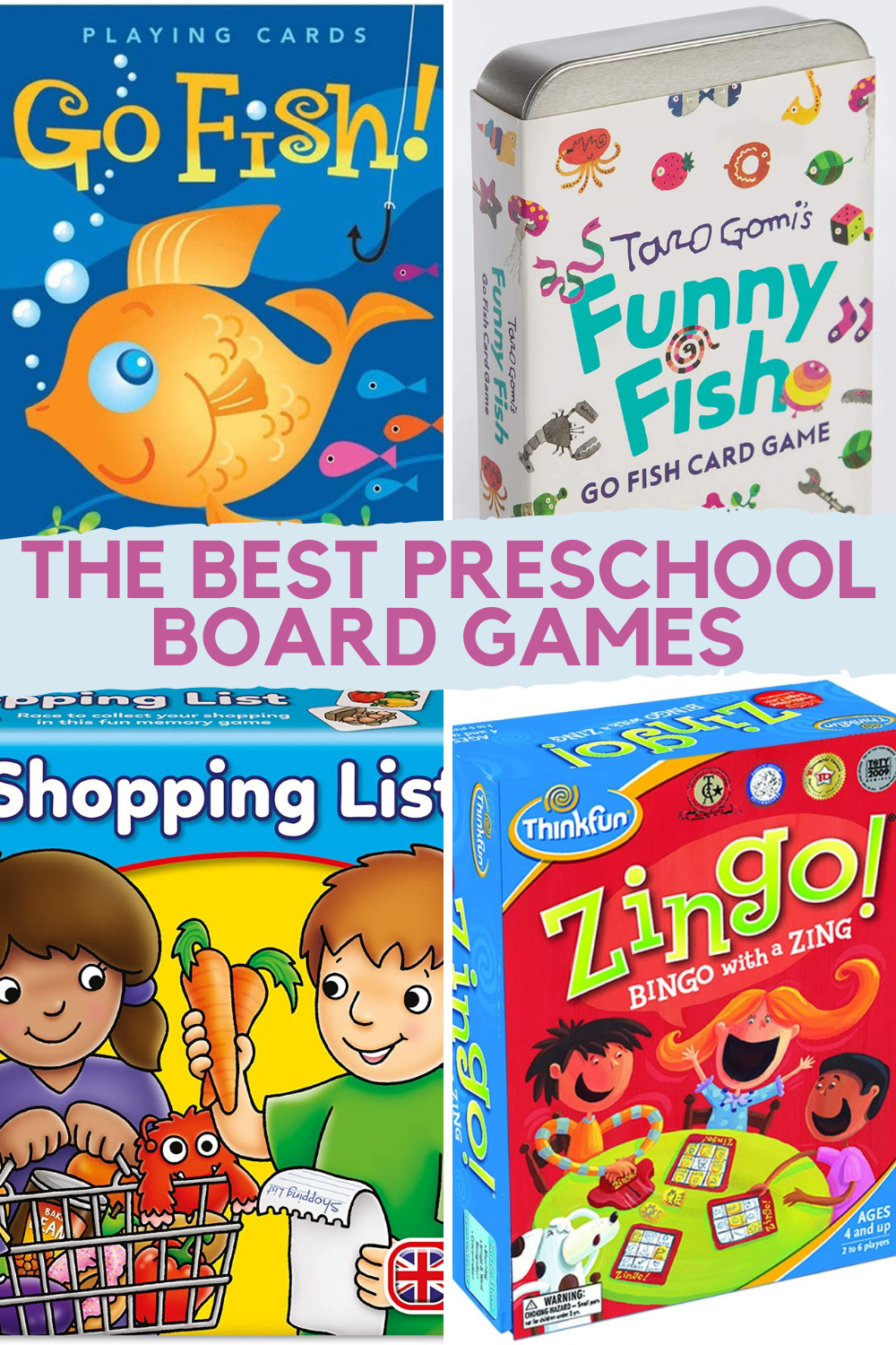 Counting Preschool Board Games