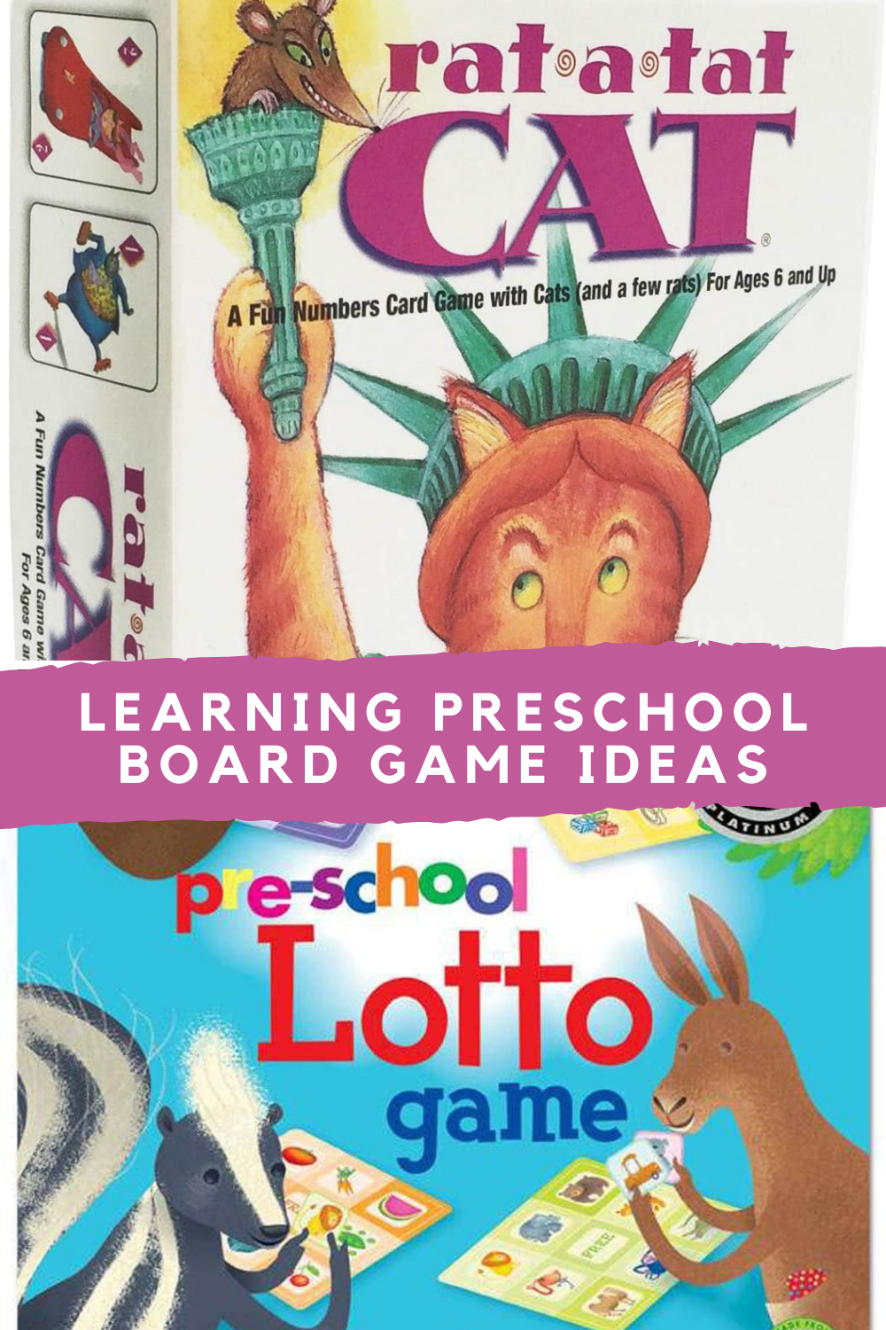 Counting Preschool Board Games