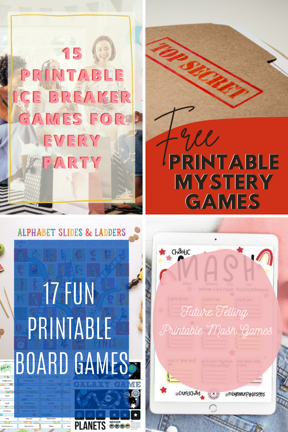 Printable Games For Every Party