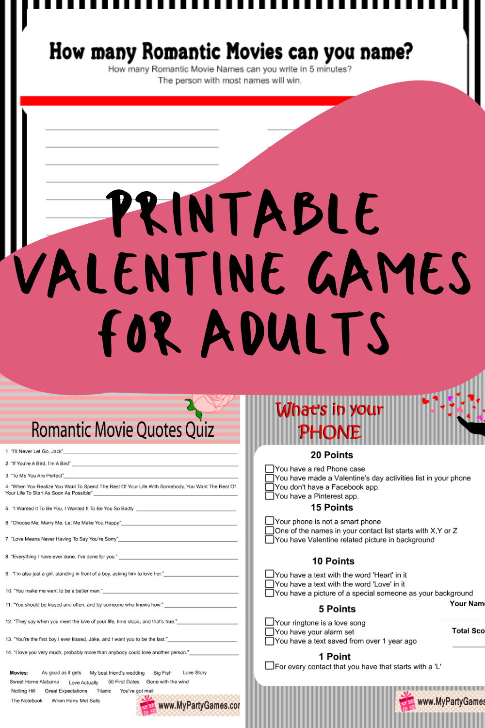 fun loving printable valentine games for adults fun party pop