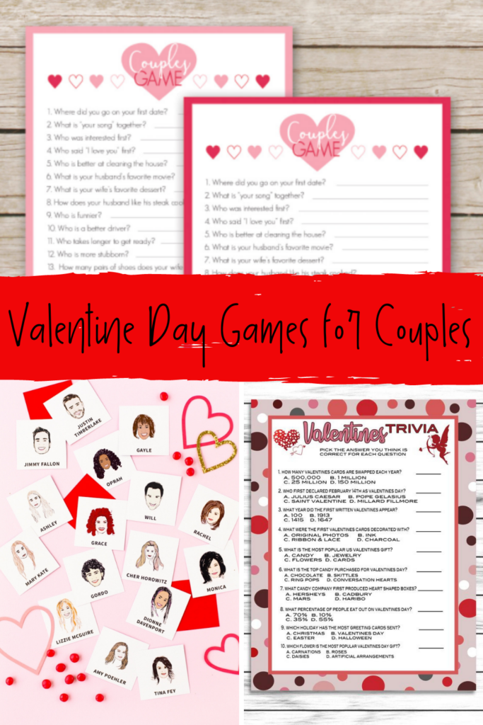 Fun Loving Printable Valentine Games for Adults - Fun Party Pop