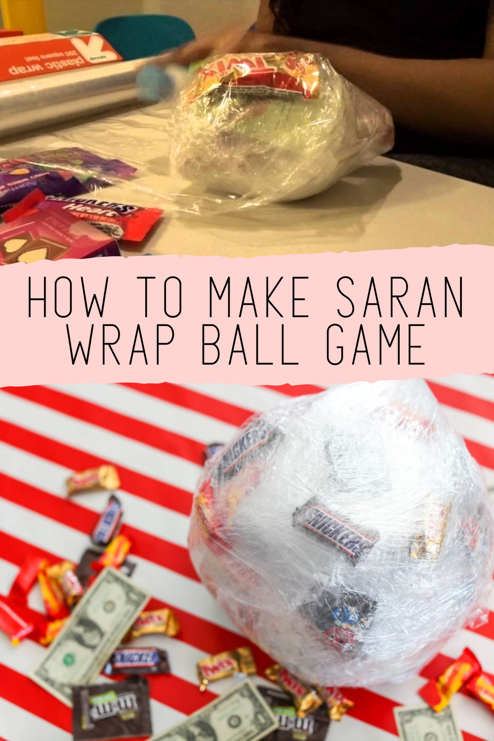 How To Make The Christmas Gift Game With Saran Wrap