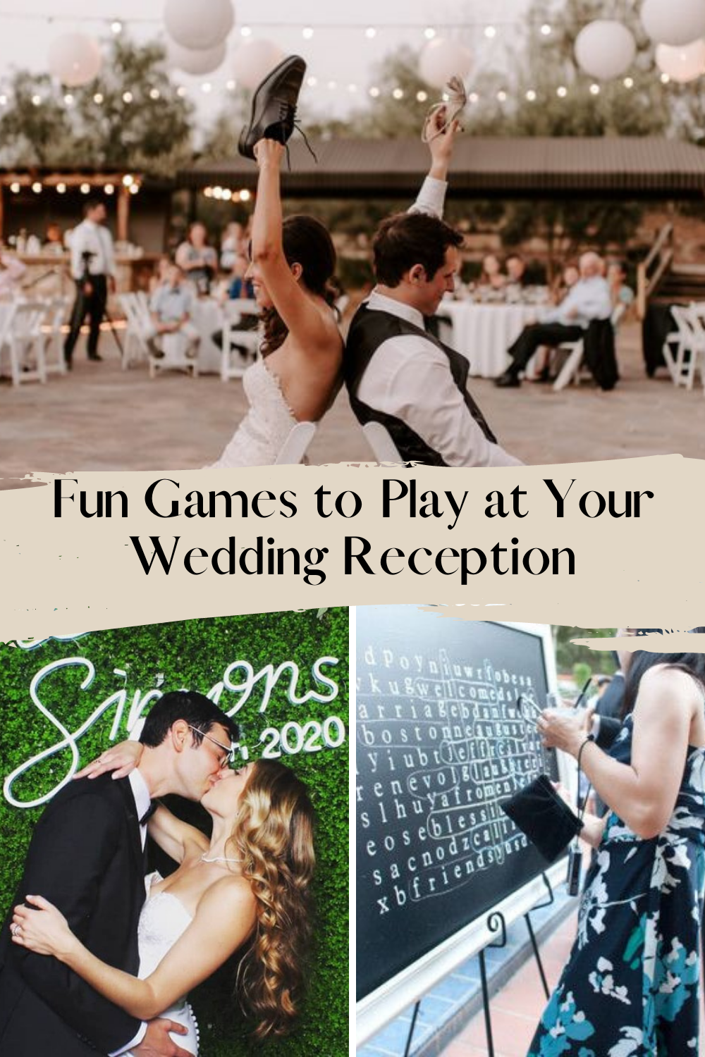 Fun games to play at your wedding reception