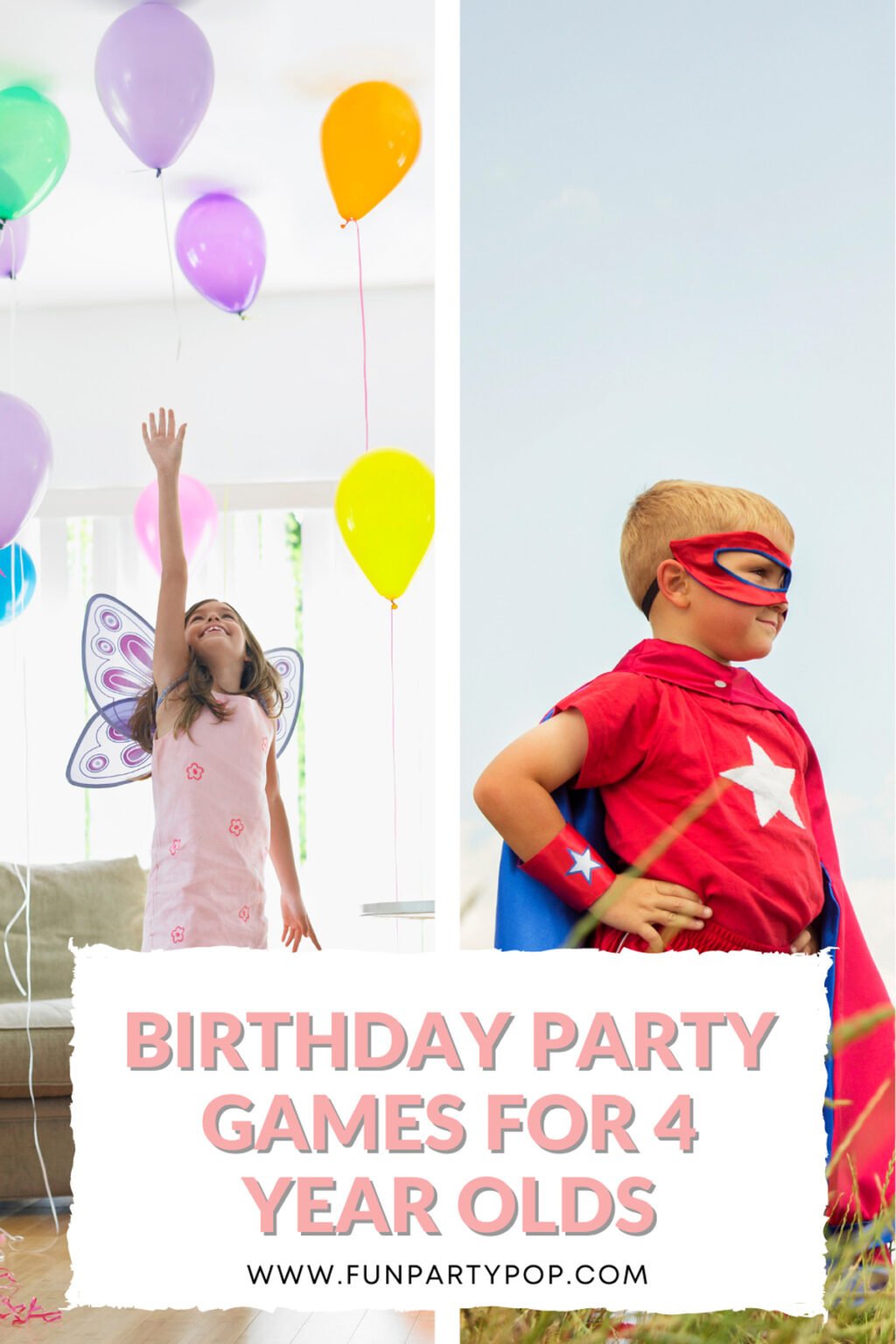 activities for 4 year olds birthday party