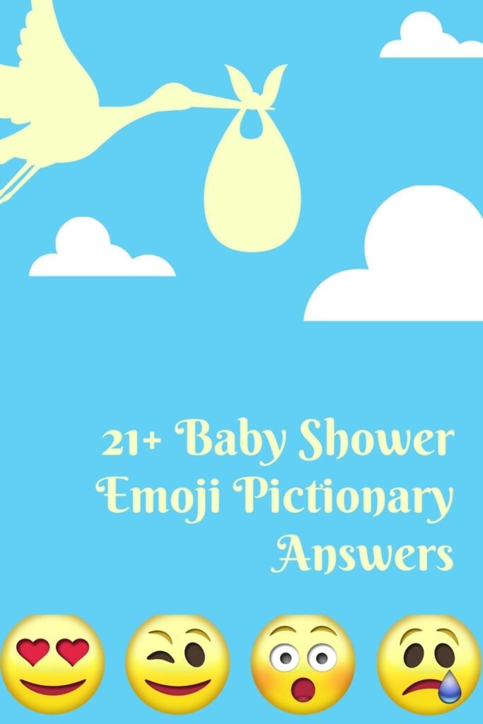 21 Baby Shower Emoji Pictionary Answers Fun Party Pop