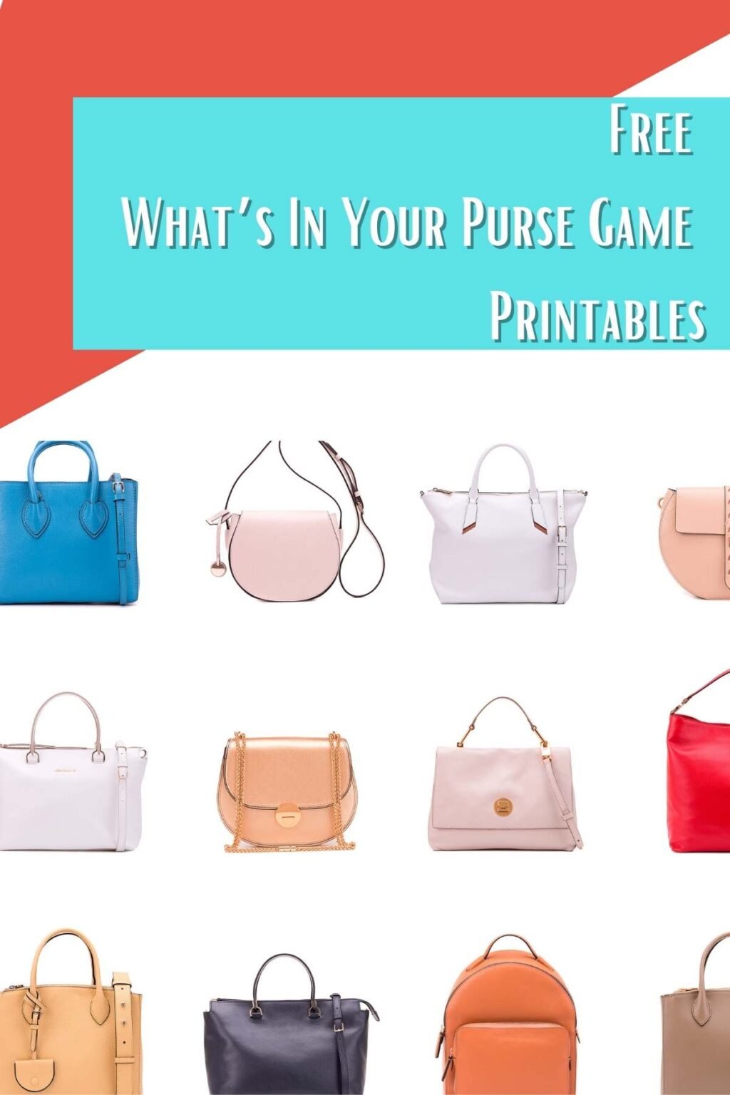 9 Free Printable What’s In Your Purse Games - Fun Party Pop