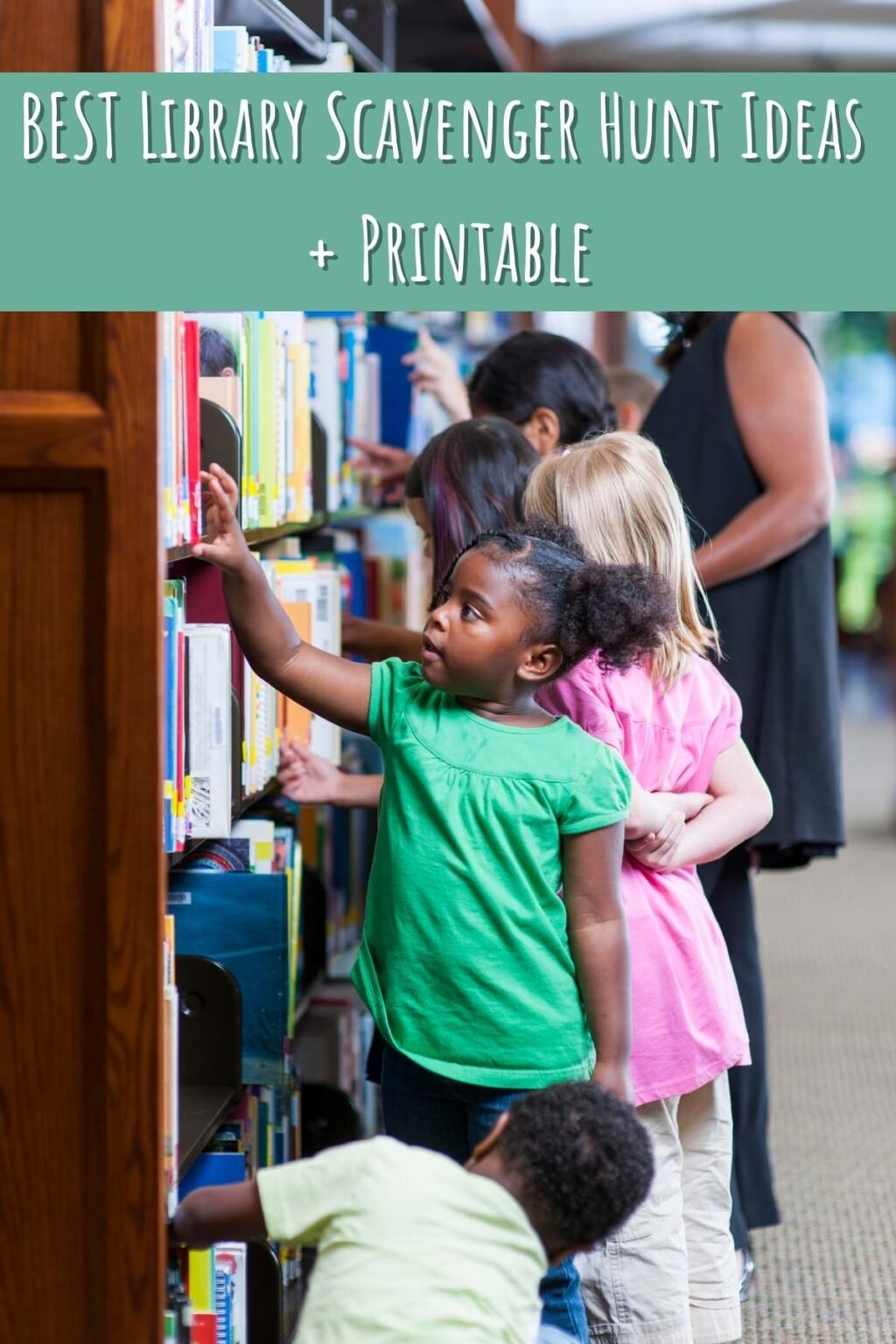 BEST Library Scavenger Hunt Ideas + Printables Fun Party Pop