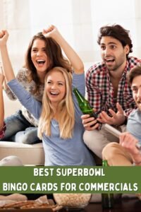 15+ Best Super Bowl Bingo Cards for Commercials - Fun Party Pop