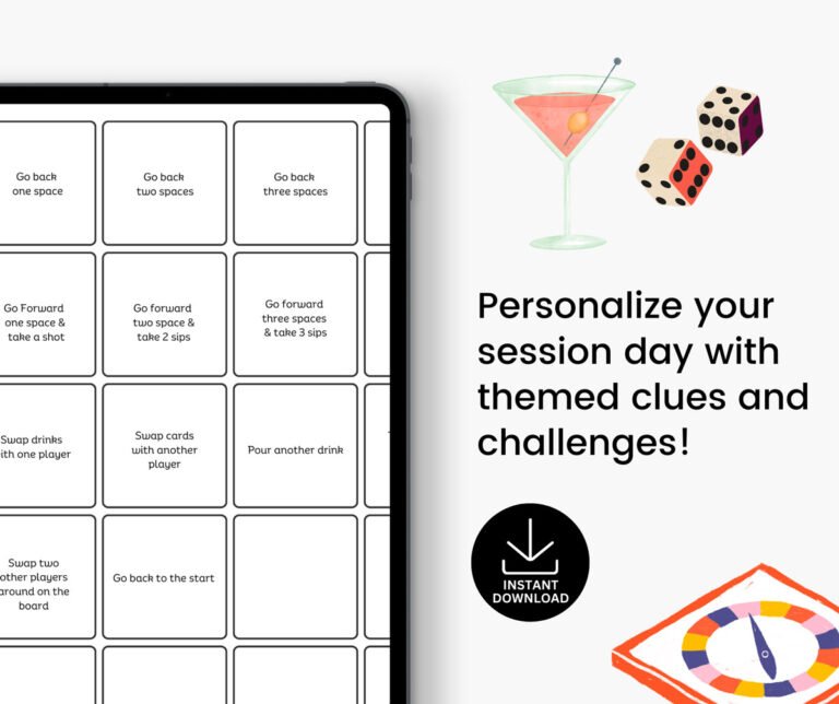 Drinking Board Game Printables - Fun Party Pop